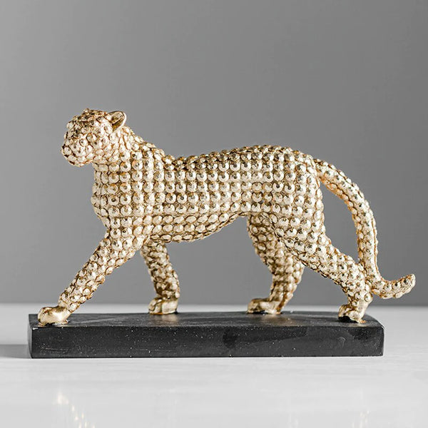 Luxe™ Gold Leopard Figurine